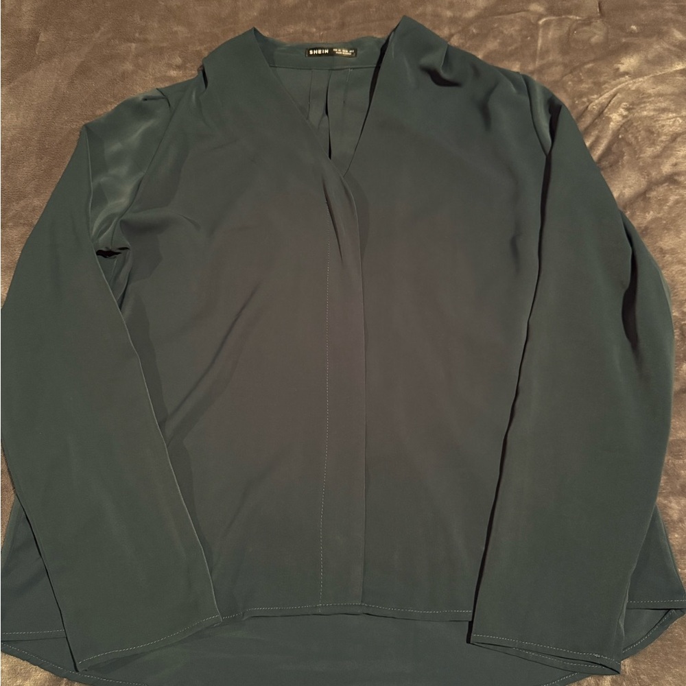 SHEIN Green Top